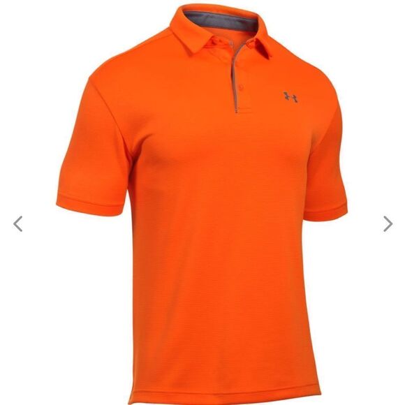 Under Armour Men's UA Tech™ Polo Orange M NWT‎ in packaging - Picture 4 of 9